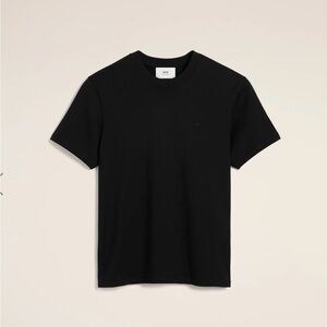 MEN’S BLACK COTTON AMI DE COEUR T-SHIRT